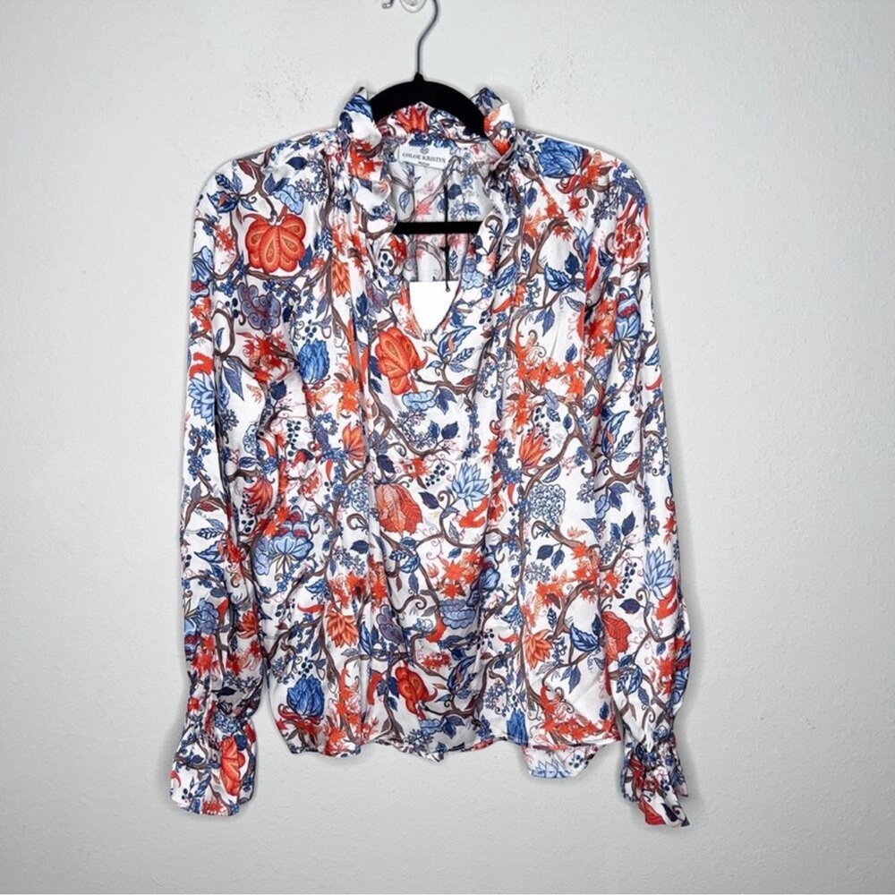 NWT - Chloe Kristyn - Floral Print Women's Top - Size Medium